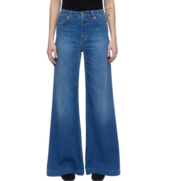 Super Flare Wide Leg Jeans - Picture 1 of 11